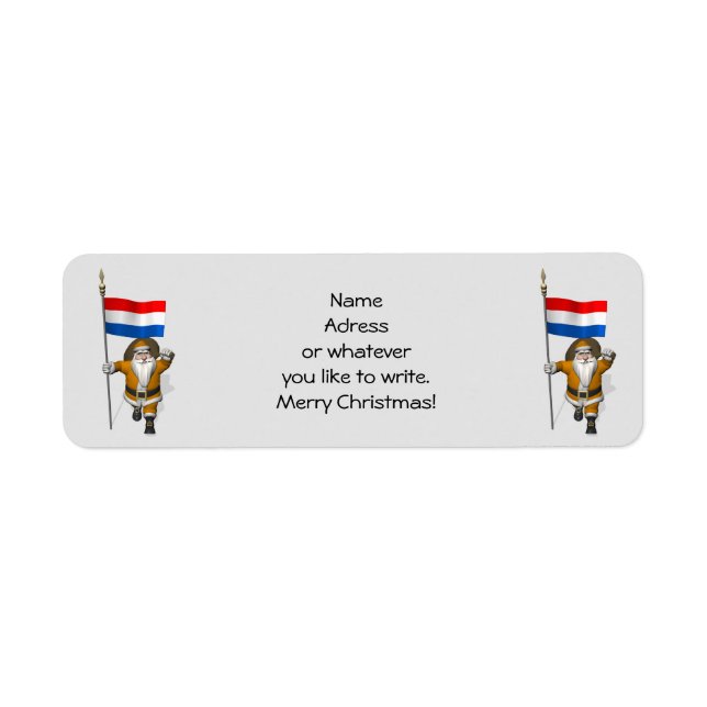 Sinterklaas mit Abzeichen der Niederlande (Vorne)