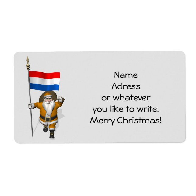 Sinterklaas mit Abzeichen der Niederlande (Vorne)