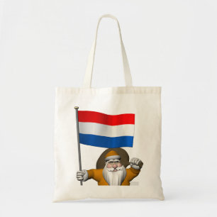 Sinterklaas mit Abzeichen der Niederlande Tragetasche