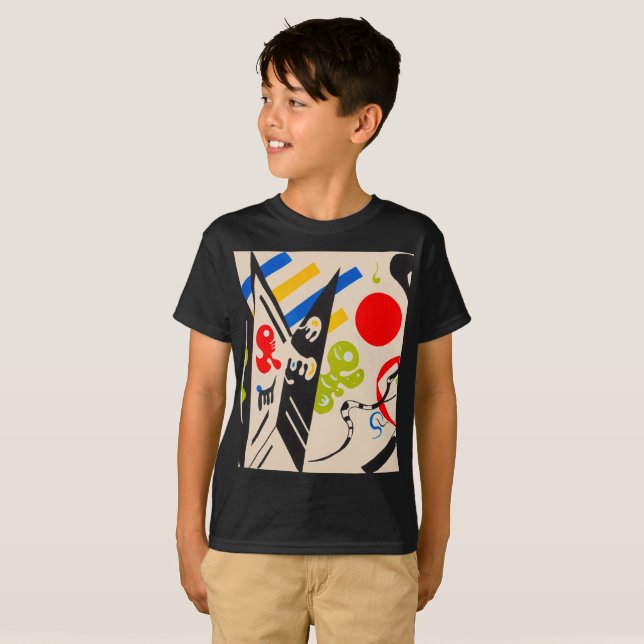 Sinthesi Stencil, 1935 von Wassily Kandinsky T-Shirt (Vorne ganz)