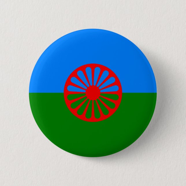 Sinti und Roma Button (Vorderseite)