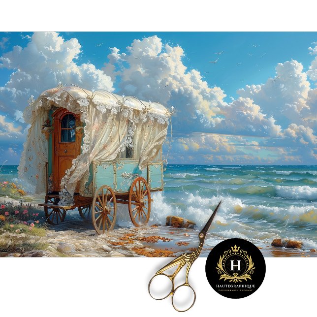 Sinti und Roma Caravan Decoupage Seidenpapier (Von Creator hochgeladen)