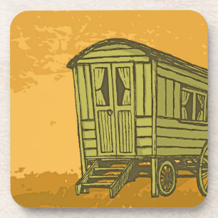 Sinti und Roma Caravan Getränkeuntersetzer