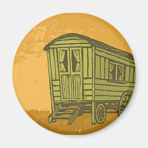 Sinti und Roma Caravan Magnet