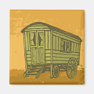 Sinti und Roma Caravan Magnet