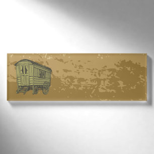 Sinti und Roma Caravan Namenschild