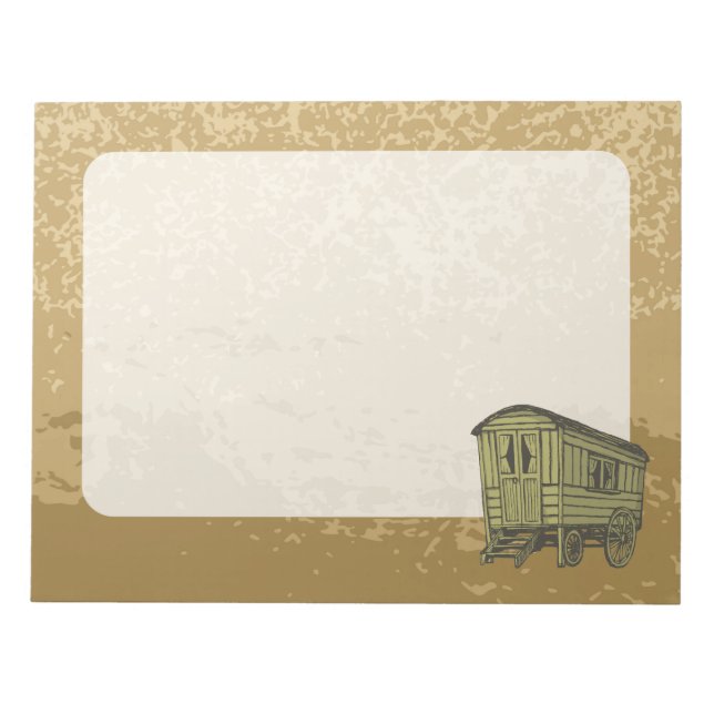 Sinti und Roma Caravan Notizblock (Vorderseite)