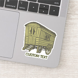 Sinti und Roma Caravan Wagon Aufkleber