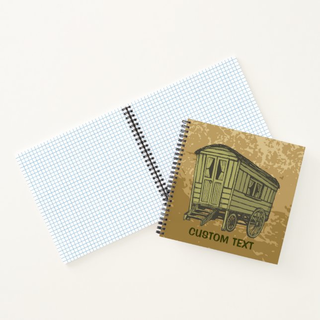 Sinti und Roma Caravan Wagon Notizbuch (Innenseite)