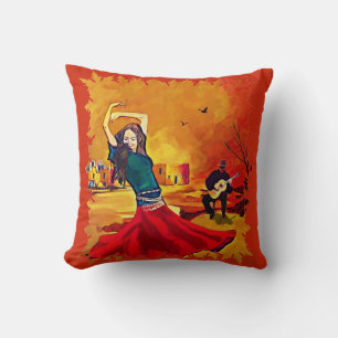 SINTI UND ROMA Dancer Throw Kissen