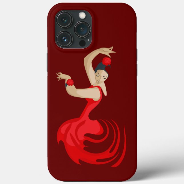 Sinti und Roma Flamenco Dancer Case-Mate iPhone Hülle (Rückseite)
