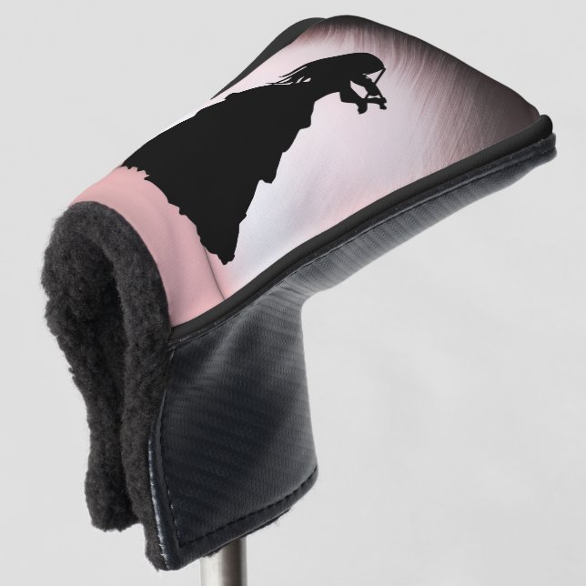 Sinti und Roma Girl Plays Violin Golf Headcover (3/4 Vorderseite)