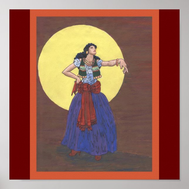 Sinti und Roma Girl Poster (Vorne)