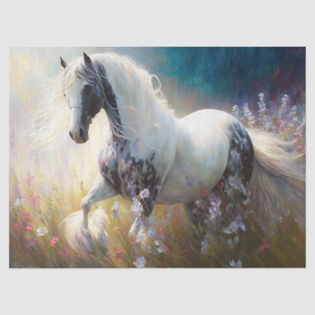 Sinti und Roma Horse Tissue Paper Seidenpapier (Vorderseite)