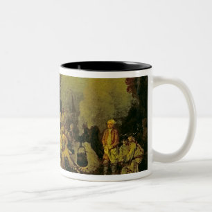 Sinti und Roma-Lager Zweifarbige Tasse