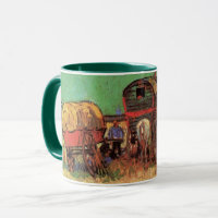 Sinti und Roma mit Caravans von Vincent van Gogh