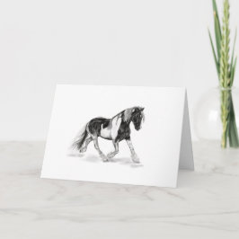 Sinti und Roma Pferd Bleibe stark und Trot On! Karte