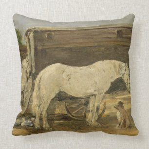 Sinti und Roma-Pferde, c.1885-90 (Öl auf Leinwand Kissen