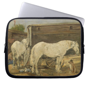 Sinti und Roma-Pferde, c.1885-90 (Öl auf Leinwand Laptopschutzhülle