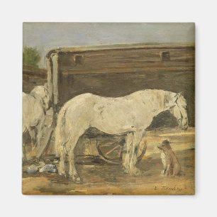 Sinti und Roma-Pferde, c.1885-90 (Öl auf Leinwand Magnet