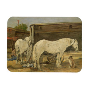 Sinti und Roma-Pferde, c.1885-90 (Öl auf Leinwand Magnet