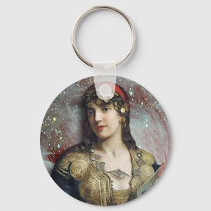 Sinti und Roma-Prinzessin, geänderte Kunst Schlüsselanhänger