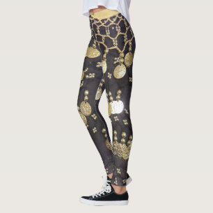 Sinti und Roma Scarf Imitate Münzen Leggings
