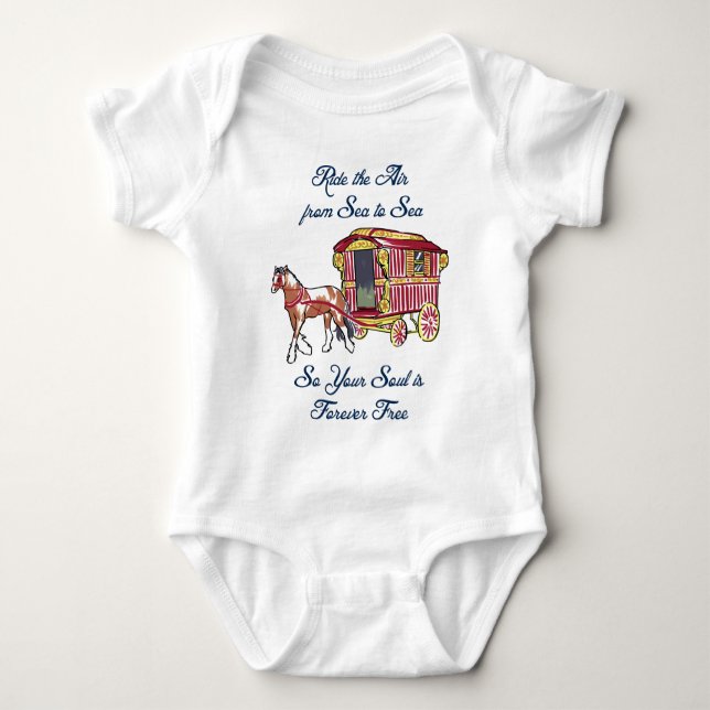 Sinti und Roma-Soul Baby Strampler (Vorderseite)