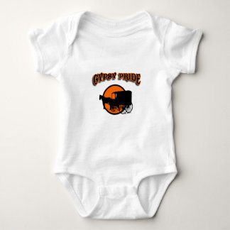 Sinti und Roma-Stolz-traditioneller Wohnwagen Baby Strampler