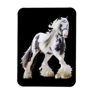 Sinti und Roma-Stutestallions-Entwurfs-Pferd Magnet