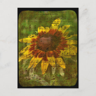 Sinti und Roma Sweetheart Floral Collage Postkarte