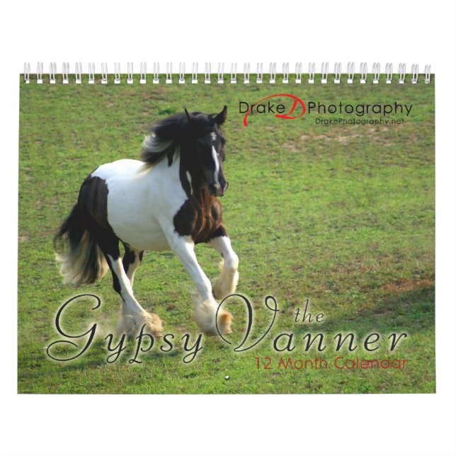 Sinti und Roma Vanner Pferdekalender Kalender (Titelbild)