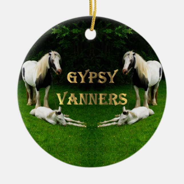 Sinti und Roma Vanners Keramikornament (Vorne)