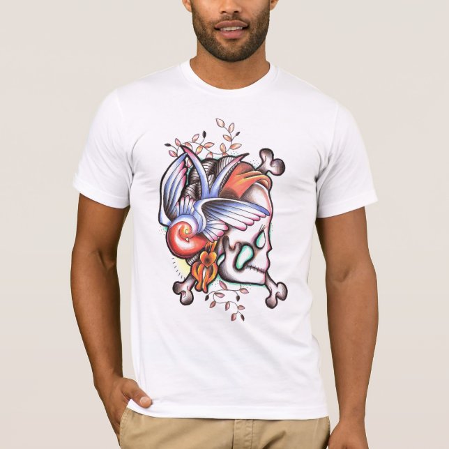 Sinti und Romaschädel T-Shirt (Vorderseite)