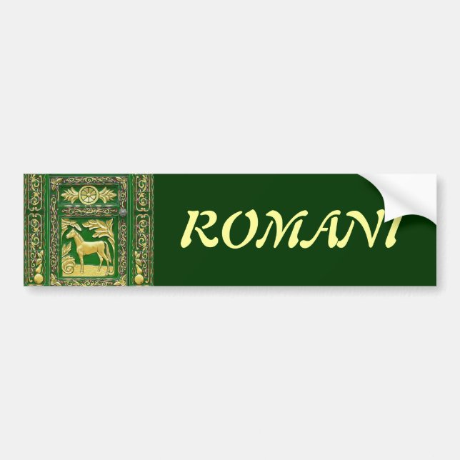 Sinti und Romatürdetail Autoaufkleber (Vorne)