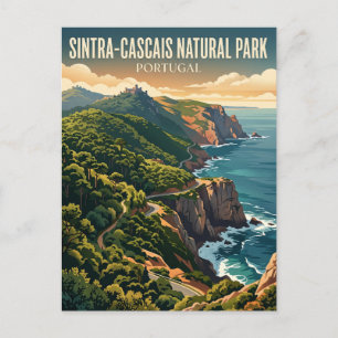 Sintra-Cascais-Naturpark, Sintra, Portugal Postkarte