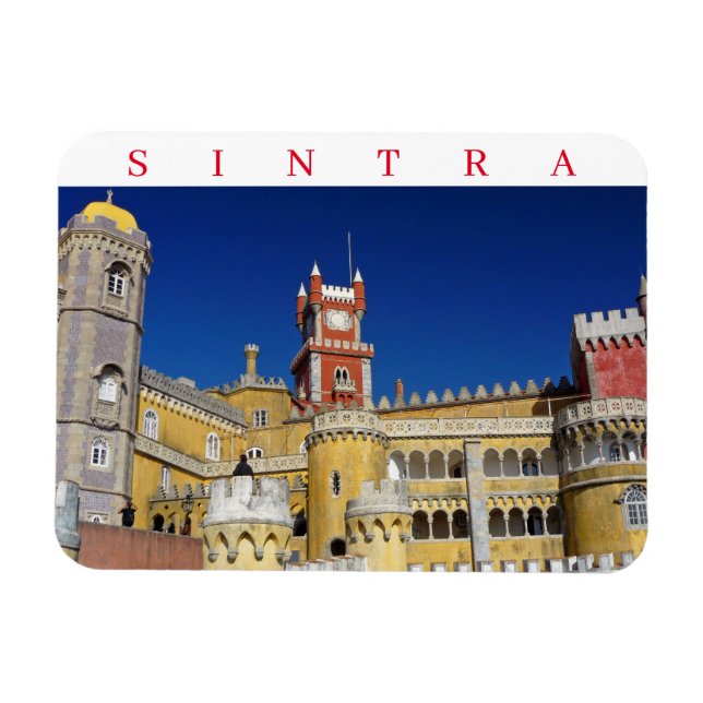 Sintra Pena Palace Kühlschrankmagnet Magnet (Horizontal)