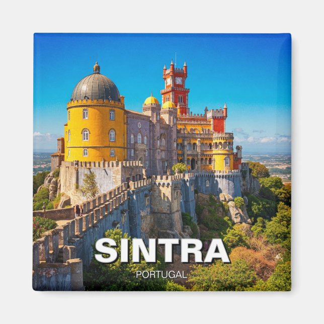 Sintra Portugal Travel Magnet (Vorne)