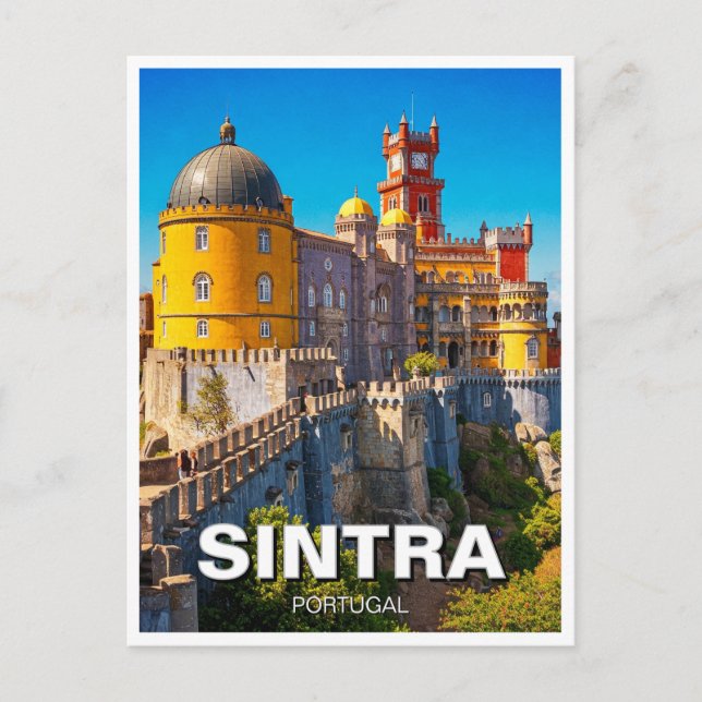 Sintra Portugal Travel Postkarte (Vorderseite)