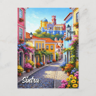 Sintra Portugal Travel Postkarte