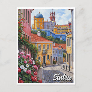 Sintra Portugal Travel Postkarte