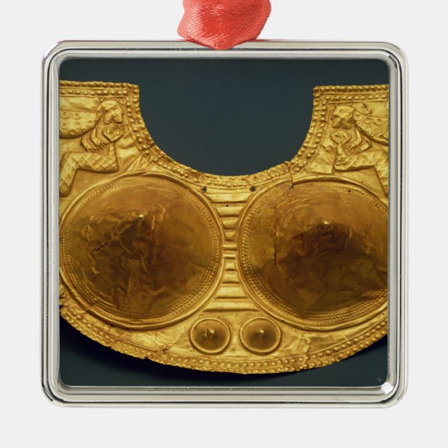 Sinu Brustplatte Silbernes Ornament (Vorne)