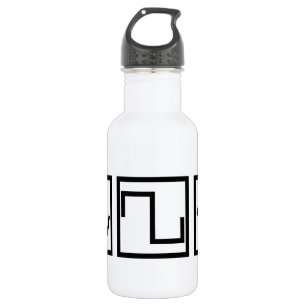 Sinus-quadratisches Tri Trinkflasche