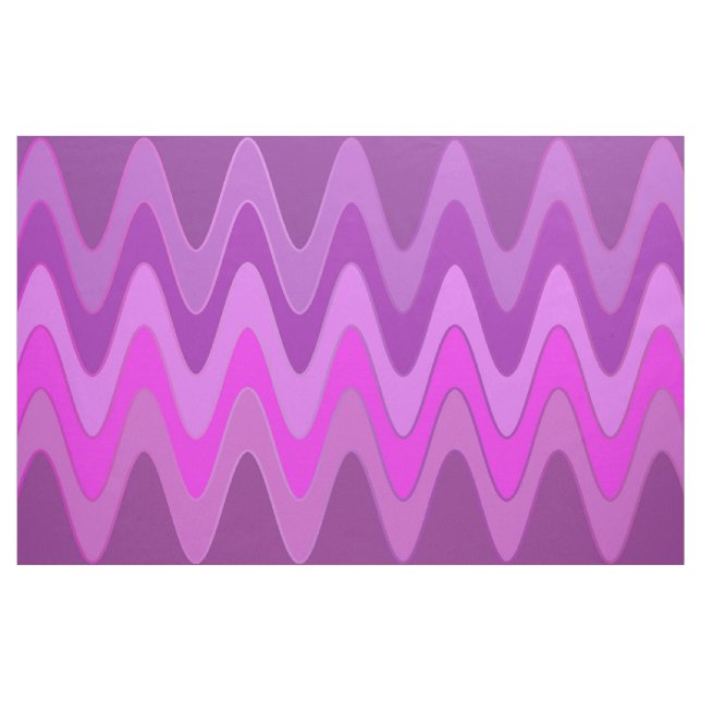 Sinus Waves pink + Ihre Ideen Stoff (Yard (91,4 cm))