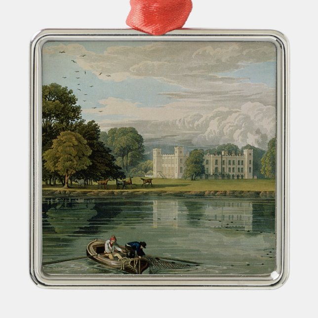 Sion Haus, graviert von Robert Havell (1769-1832) Silbernes Ornament (Vorne)