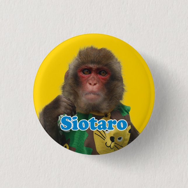 SiotaroBack Button.し う た のろお缶Versicherungspolicen Button (Vorderseite)