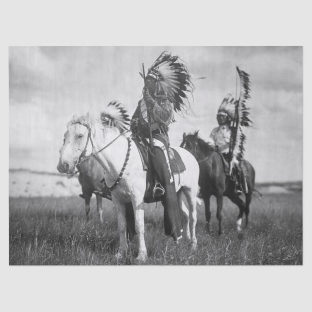 Sioux Chiefs, 1905 Seidenpapier (Vorderseite)
