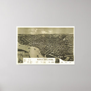 Sioux City, Iowa (1888) Leinwanddruck