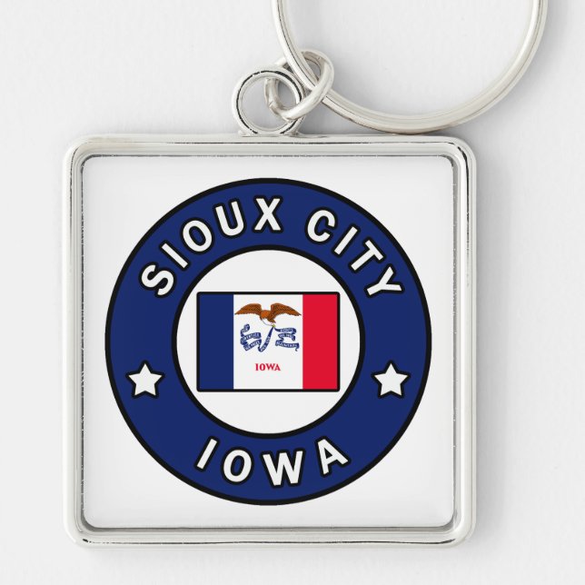 Sioux City Iowa Schlüsselanhänger (Vorne)