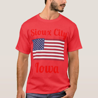 Sioux City Iowa Stilvolle Drucke T-Shirt